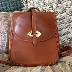 Small dooney and Bourke Florentine leather backpack.